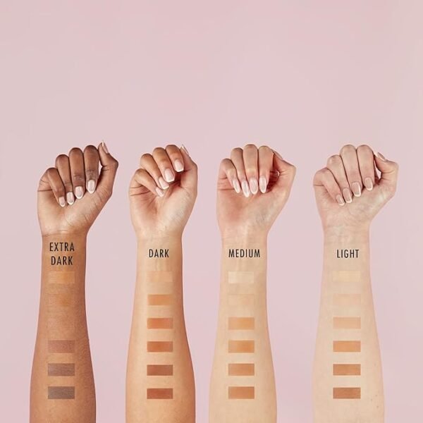 MakeUP Cream Contour Kit, 6 Easily Blendable Colours for Smooth and Long Lasting Contour, Dark - Image 2