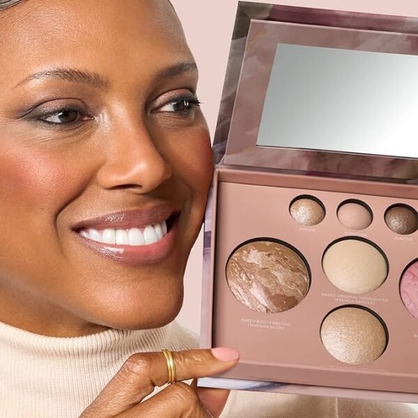 Best Baked Palette - Full Size - Includes Bronzer, Blush, 2 Highlighters and 3 Eyeshadows - Travel-Friendly - Image 4